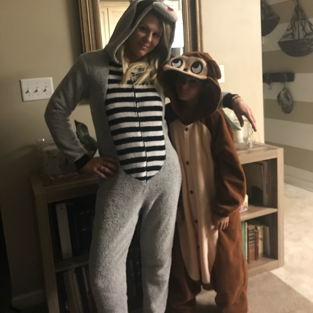 Raccoon onesie